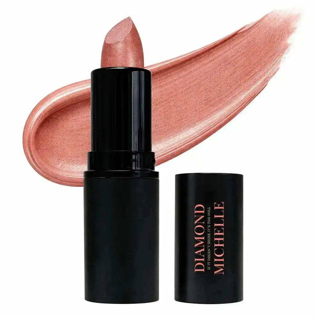 Diamond Michelle luxe bold mrs. rum cake lipstick swatch