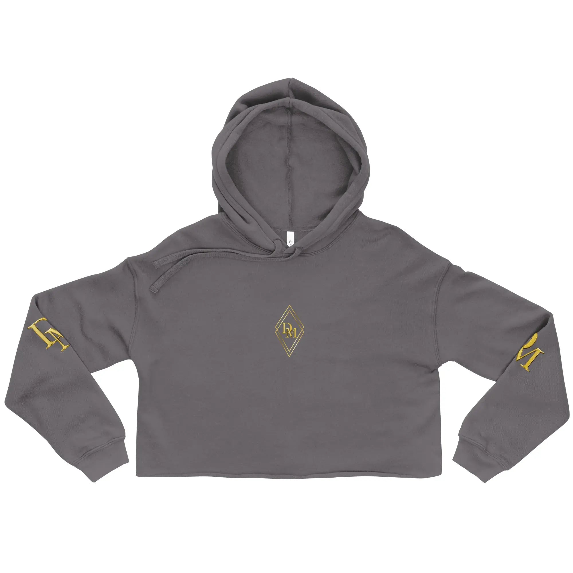Women’s storm cropped luxury hoodie in premium cotton by Diamond Michelle