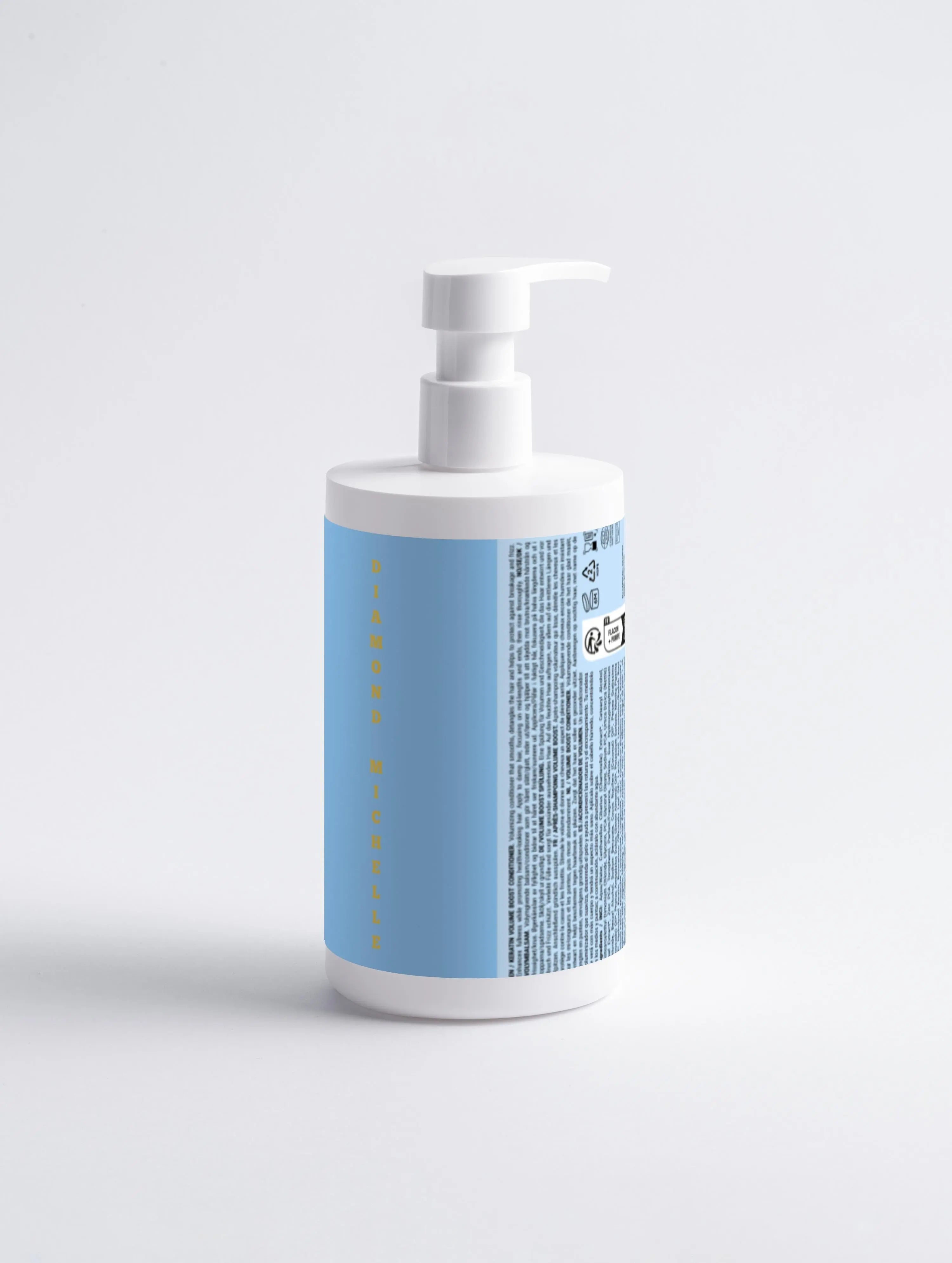 Diamond Care Keratin Volume Luxe Conditioner by Diuamond Michelle back view