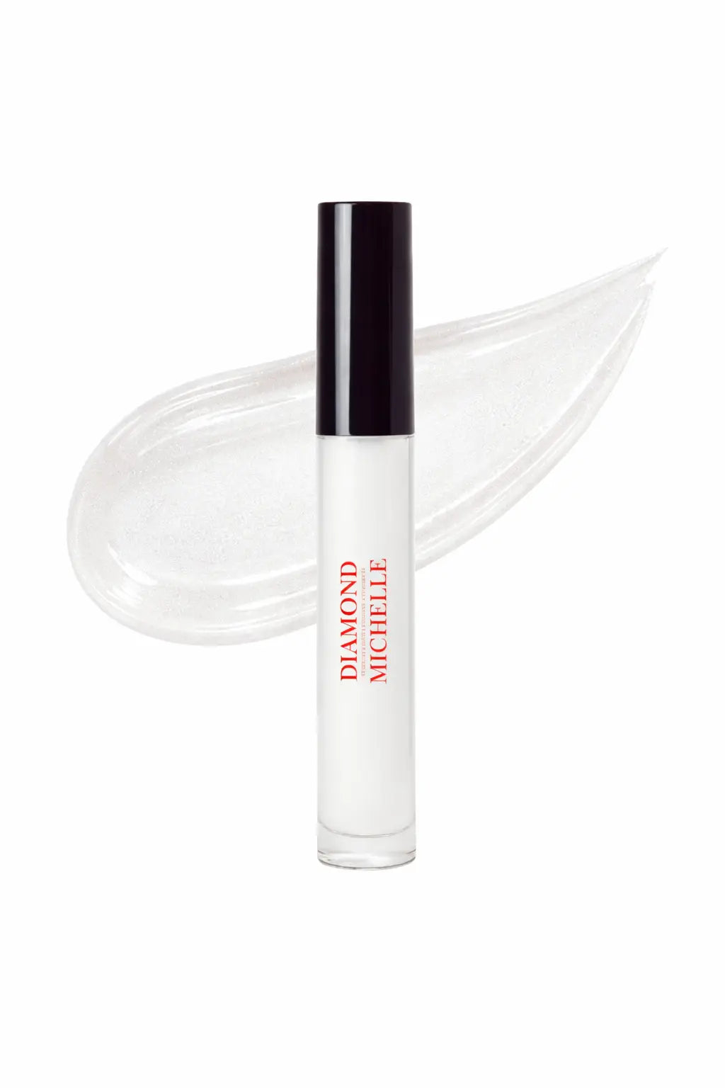Diamond Glow Clear Lip Gloss with a white background