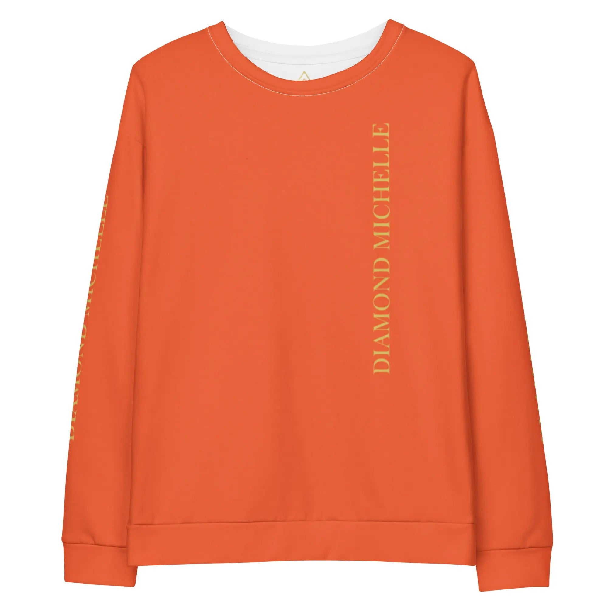 Diamond Michelle's Outrageous Orange Luxe Cotton Sweatshirt Product Photo (Front)