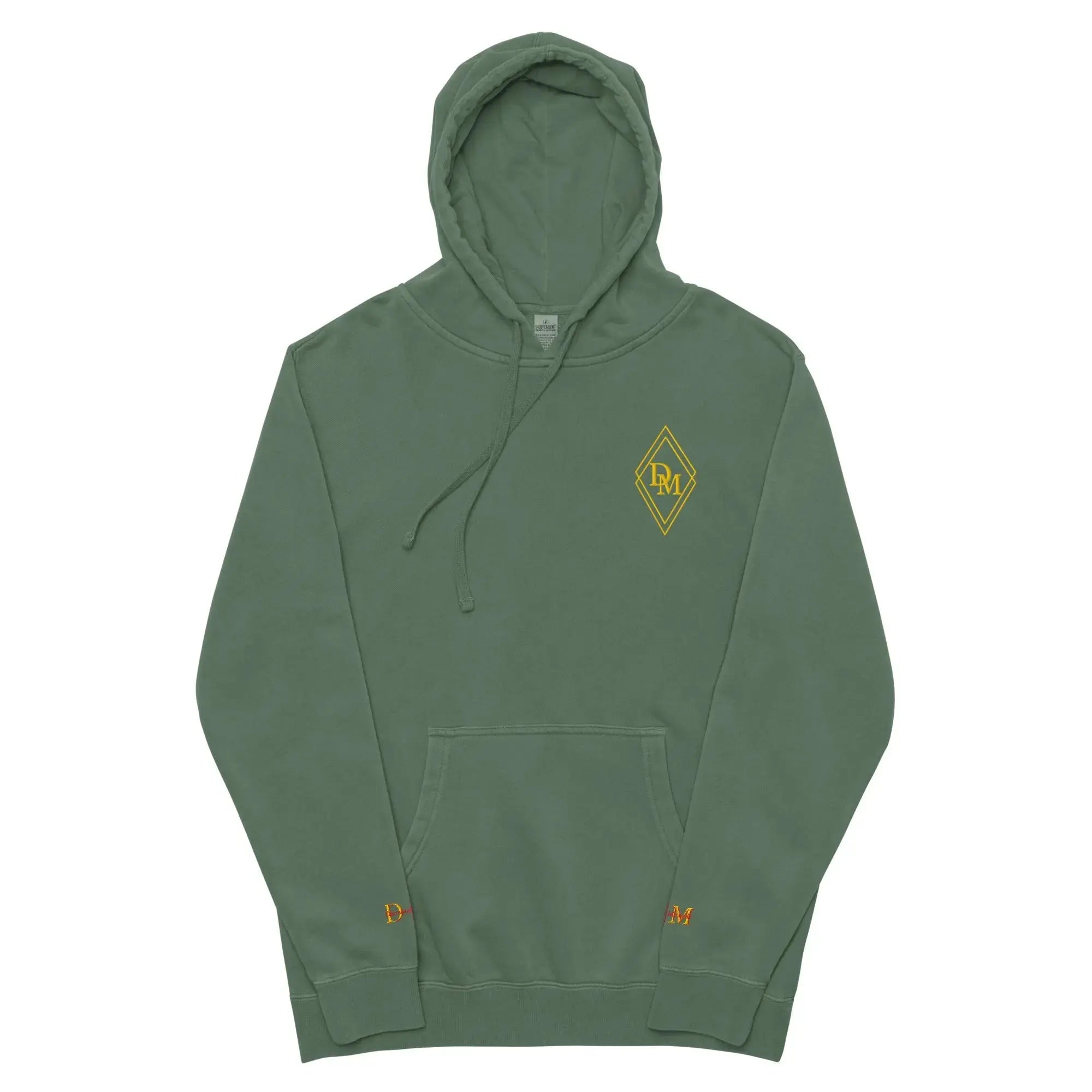 Diamond Michelle Unisex Alpine Green Pigment-Dyed Hoodie