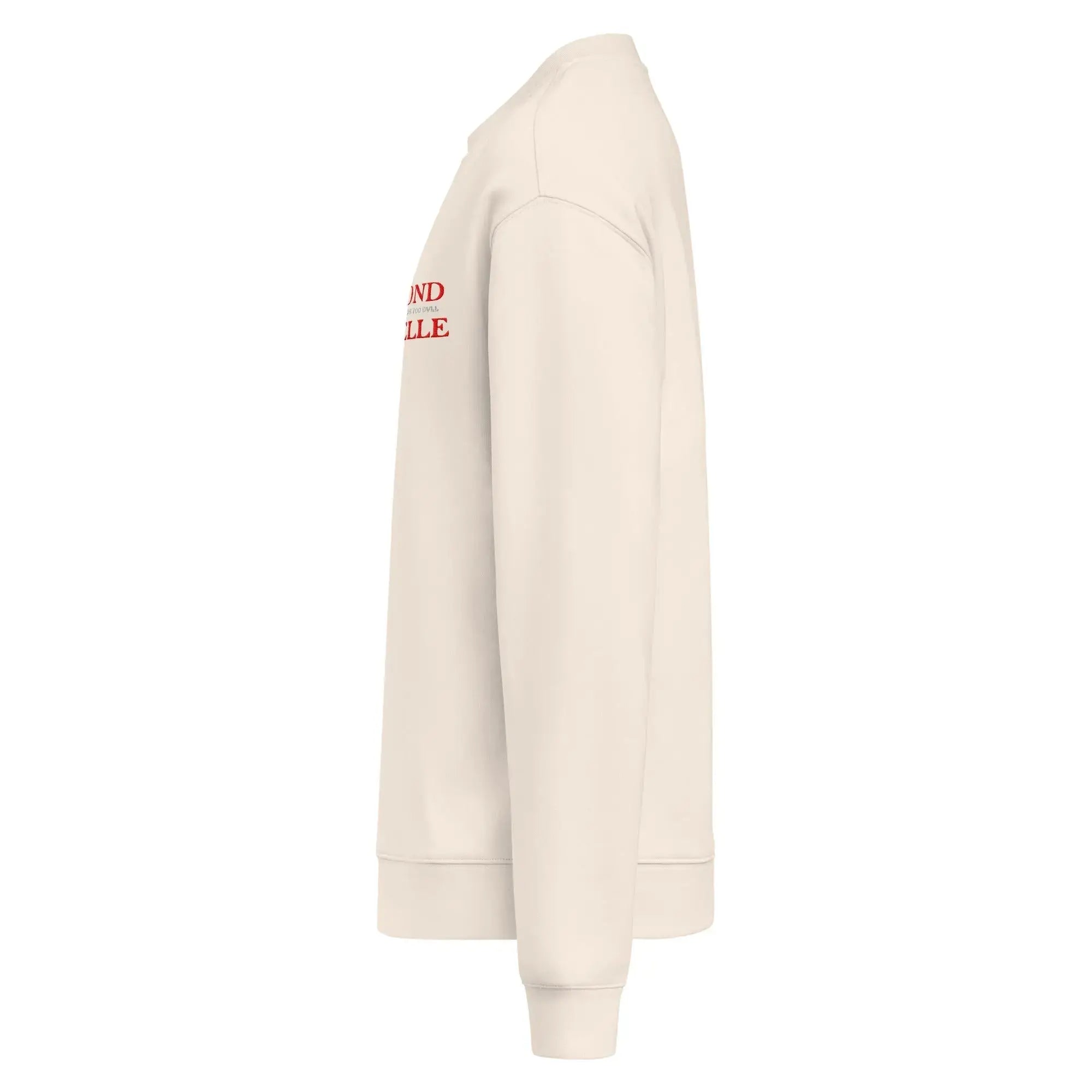 Diamond Michelle Bone Unisex Relax Crew Neck Sweatshirt (Left Side View)