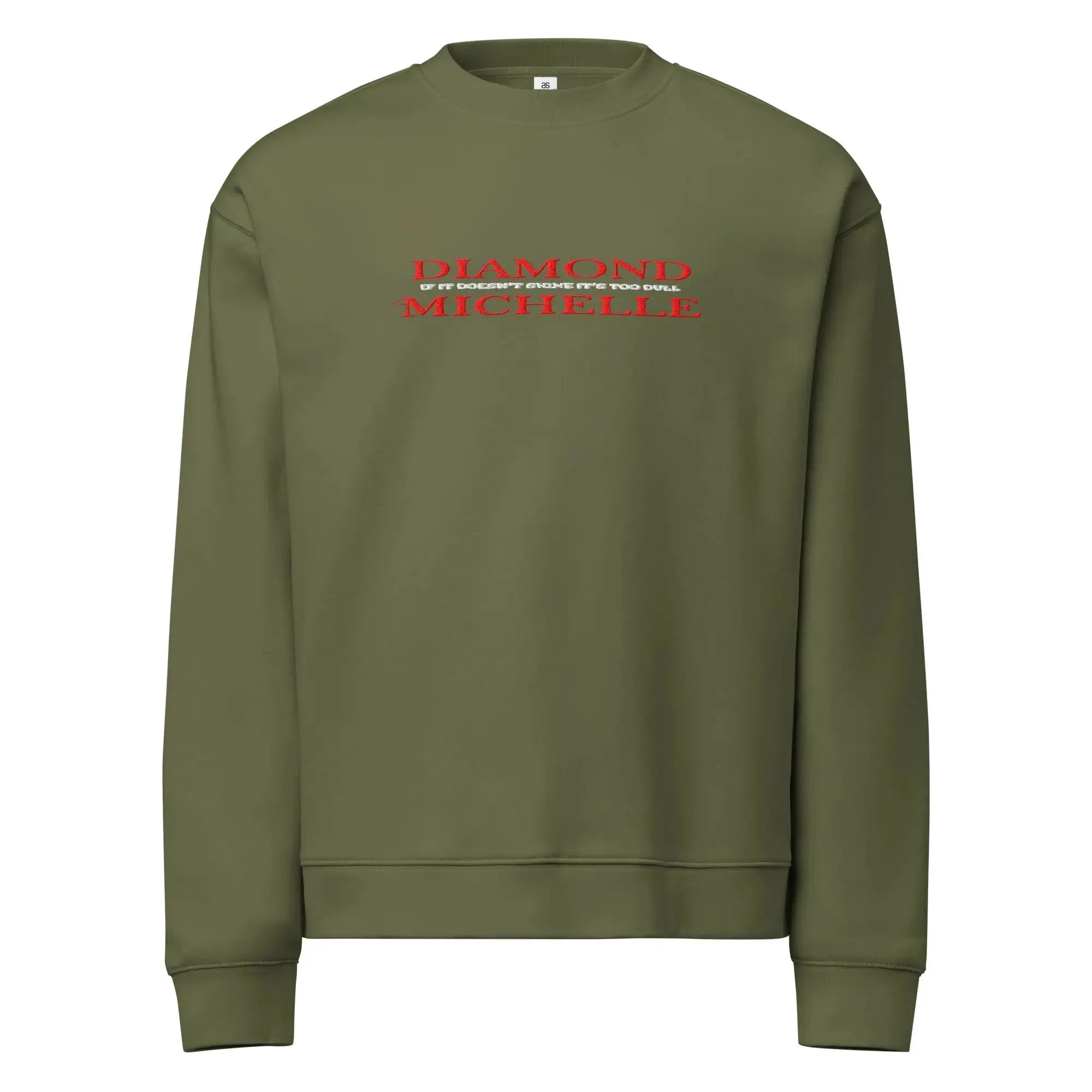 Diamond Michelle Cypress Unisex Relax Crew Neck Sweatshirt (Front View)