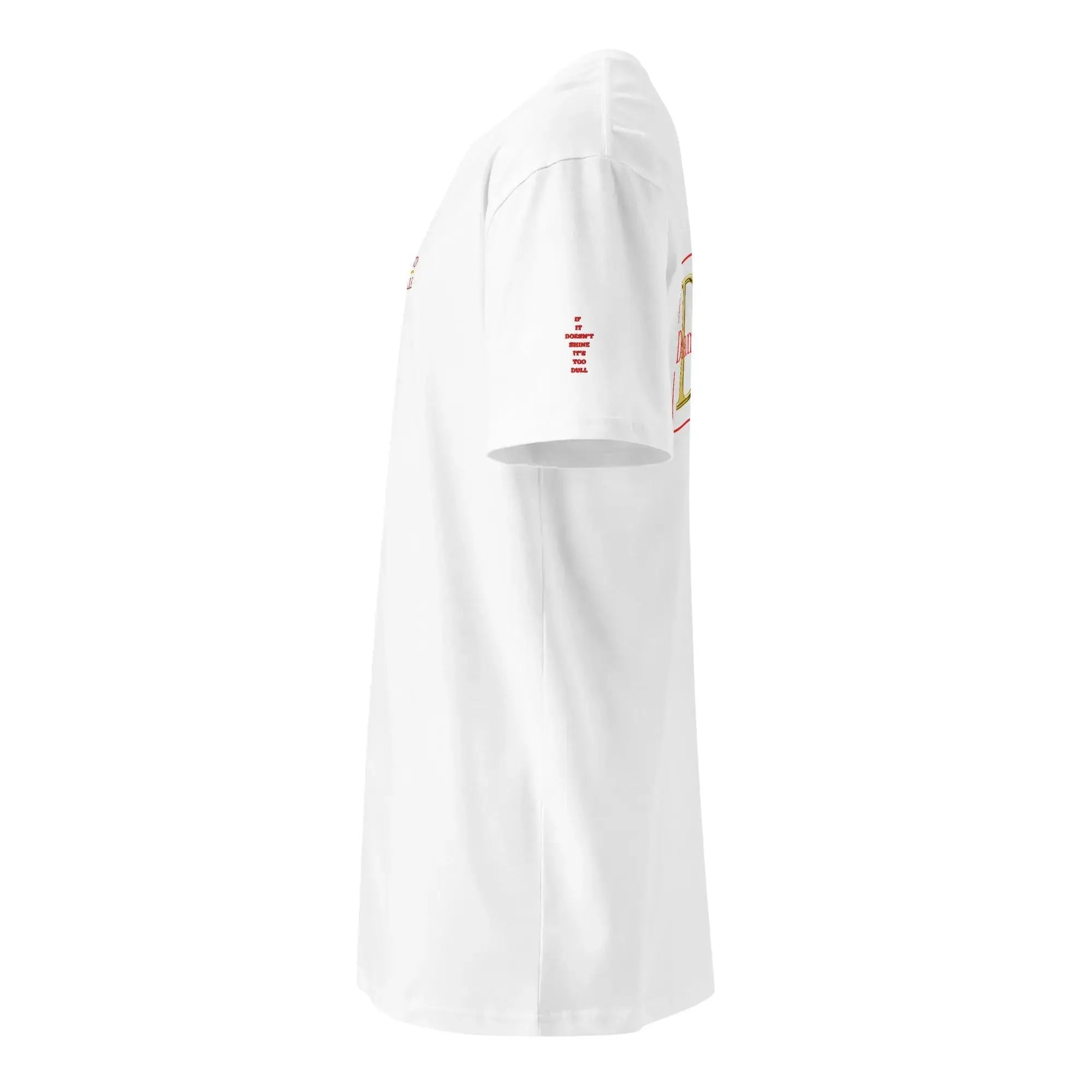 Diamond Michelle Unisex Premium T-Shirt White (Left Side View)