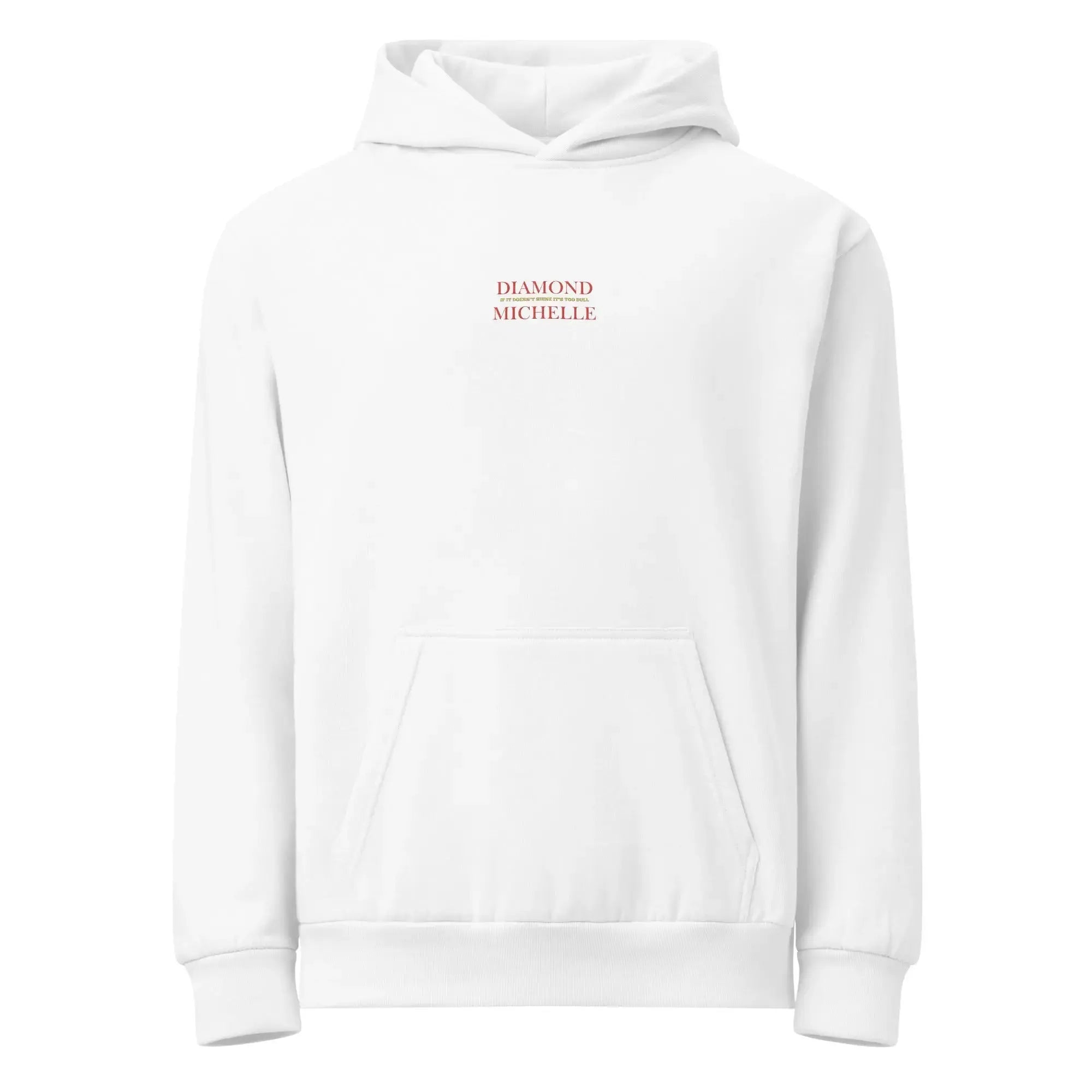 The Derrick Luxe Urban Hoodie (White) front view