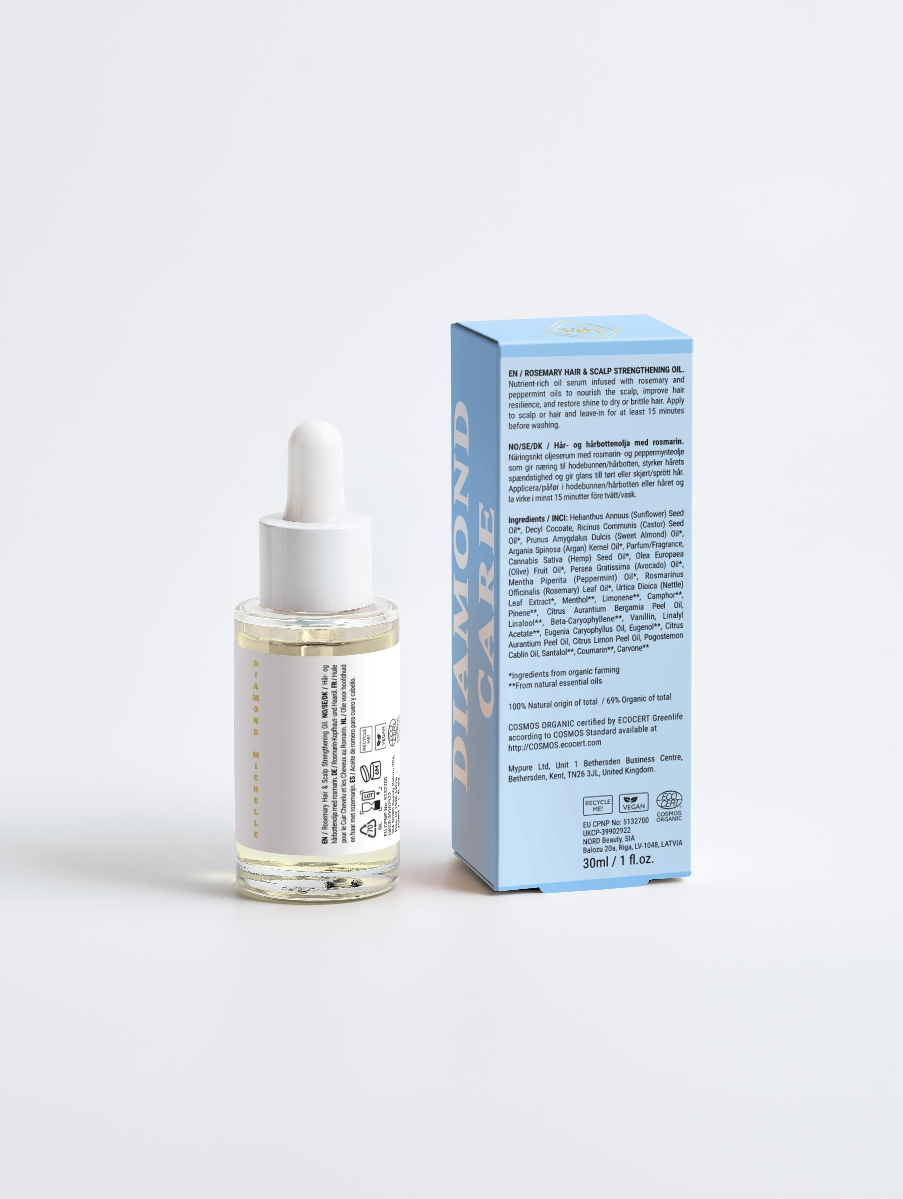 DIAMOND CARE Rosemary Hair & Scalp Strengthening Oil