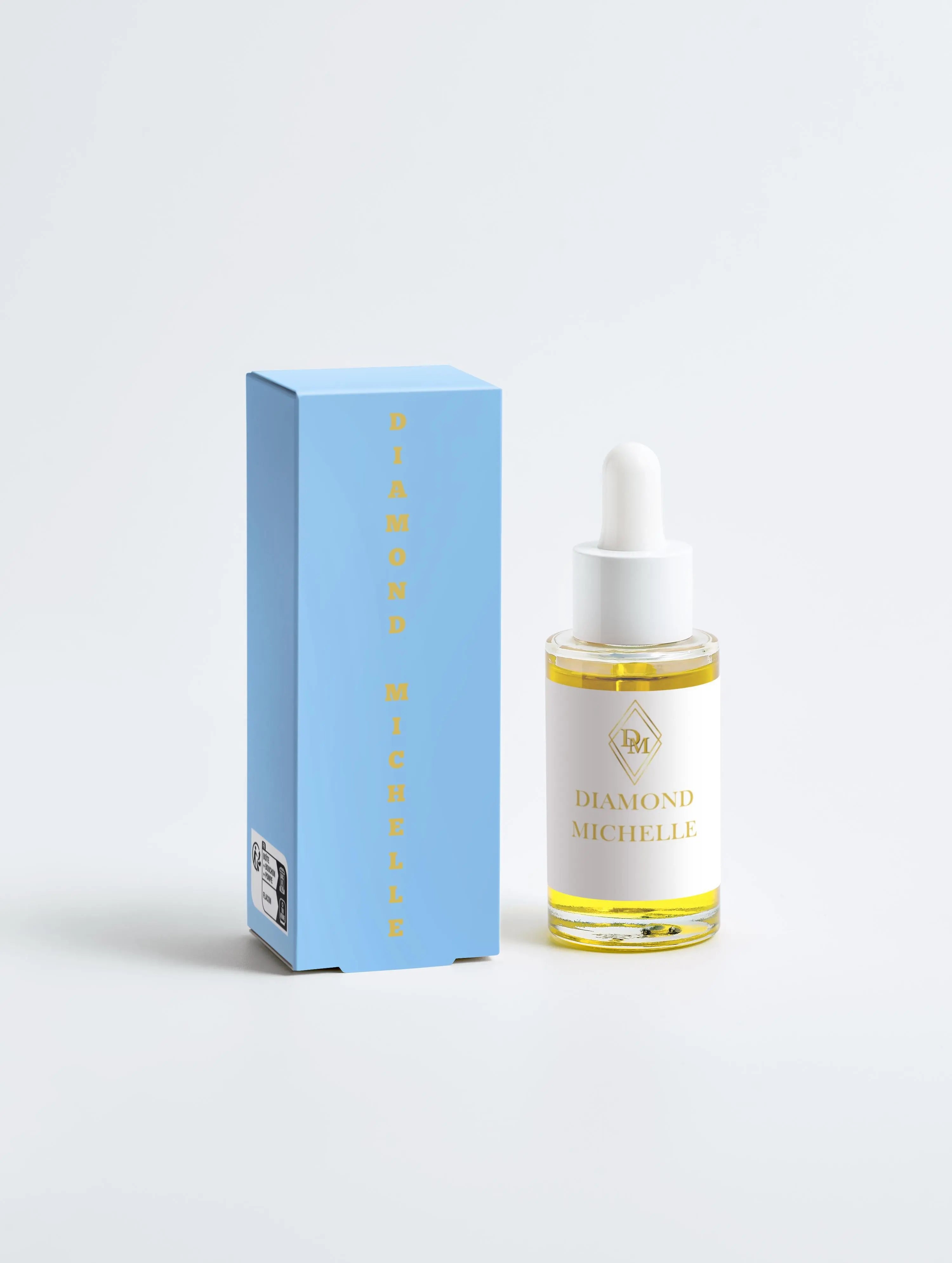 DIAMOND CARE Clear Complexion Bundle Natural Retinol Alternative Oil Serum by Diamond Michelle (front view)