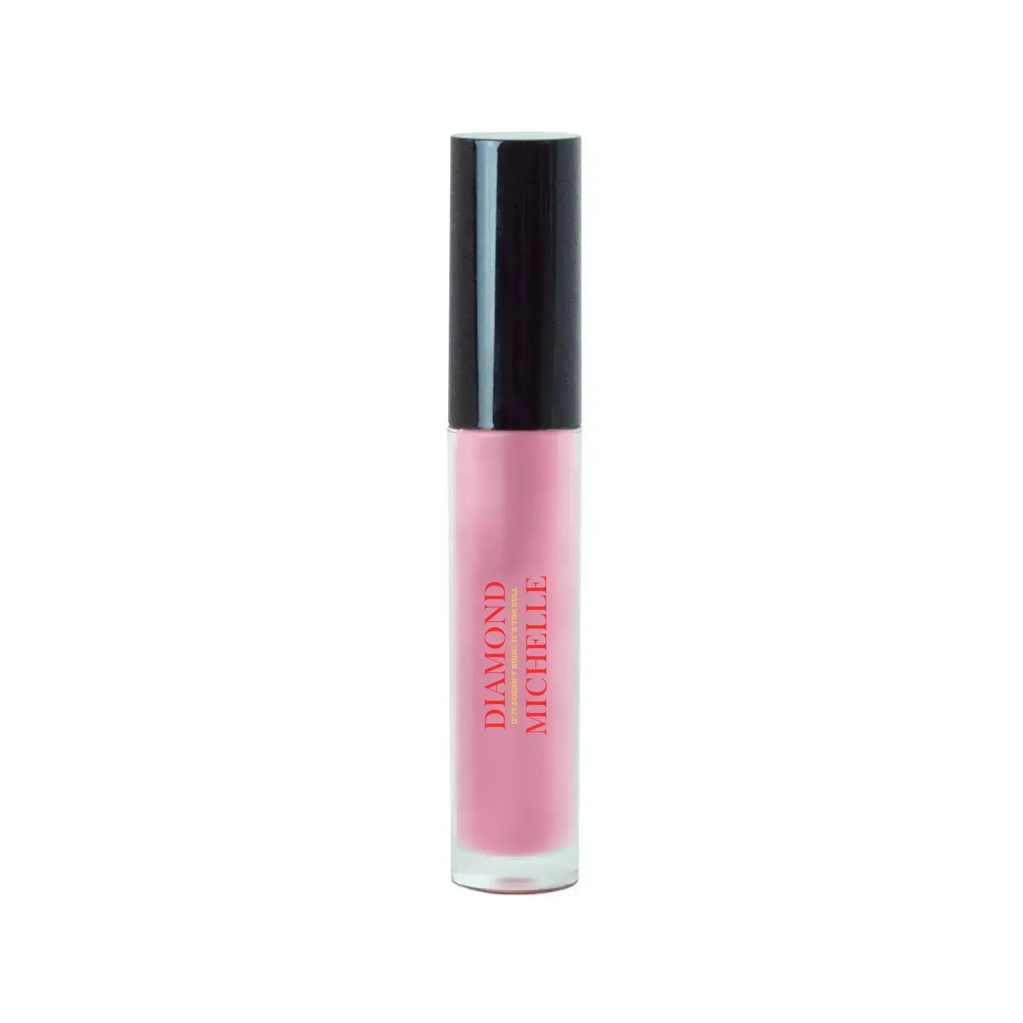 Diamond glow pink milkshake lip gloss on a white background