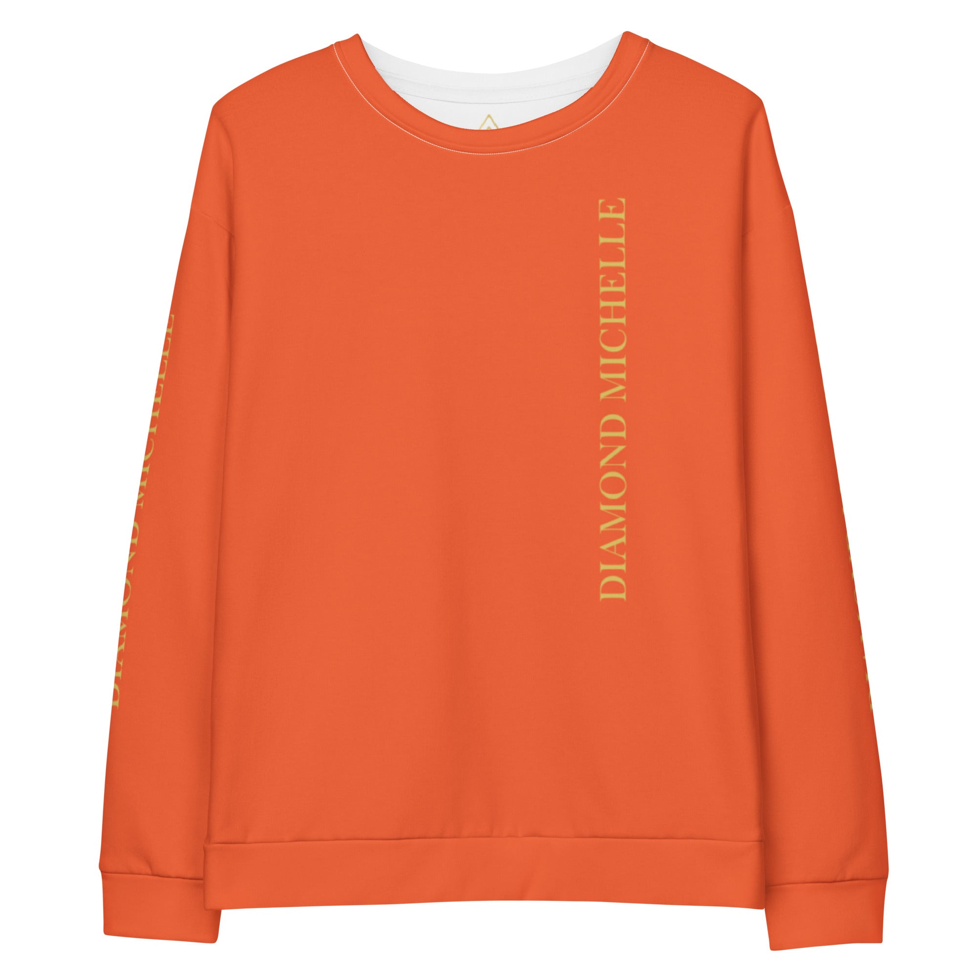 Diamond Michelle's Outrageous Orange Luxe Cotton Sweatshirt Product Photo (Front)