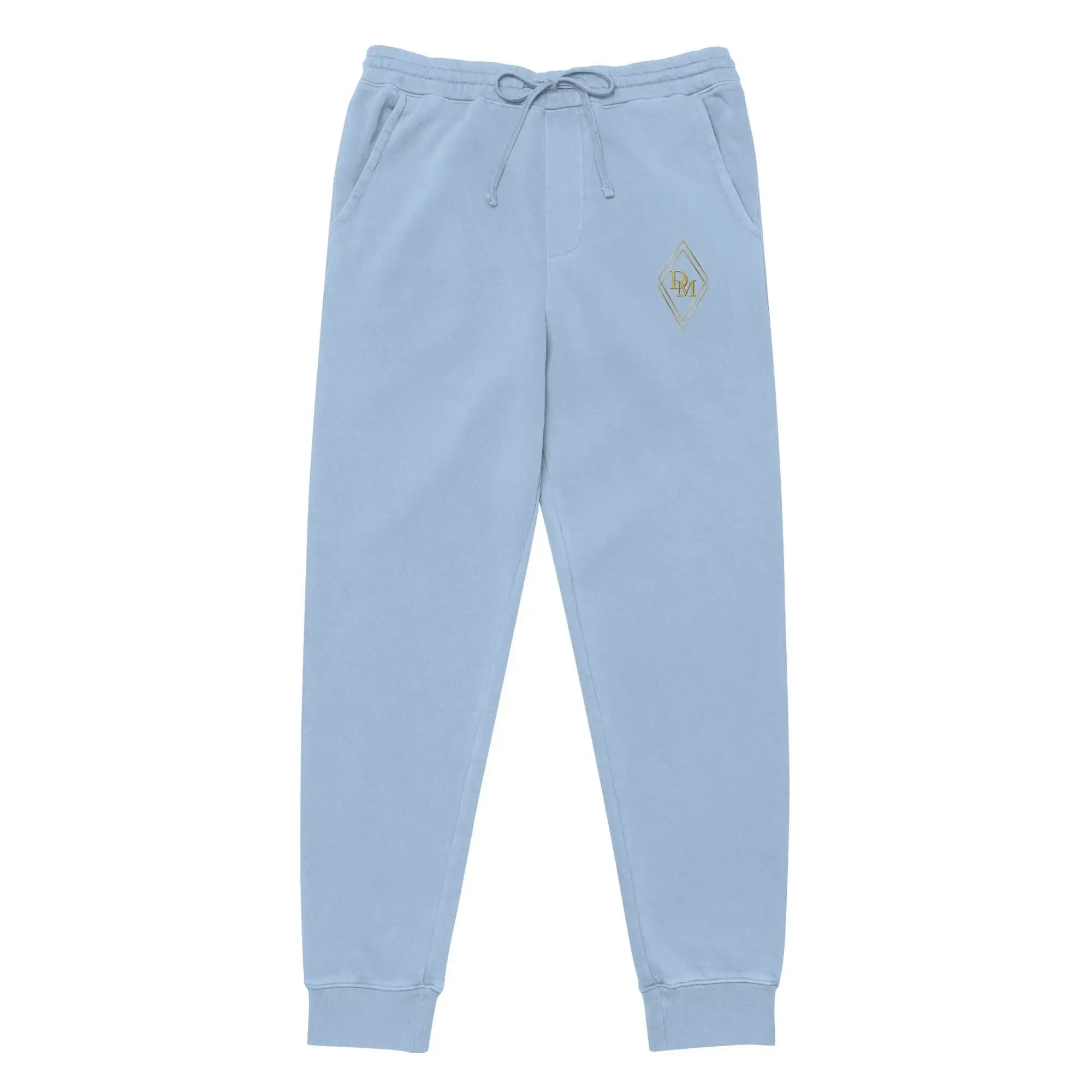 Diamond Michelle Unisex Light Blue Pigment-Dyed Sweatpants