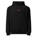 The Derrick Luxe Urban Hoodie (Black) front view