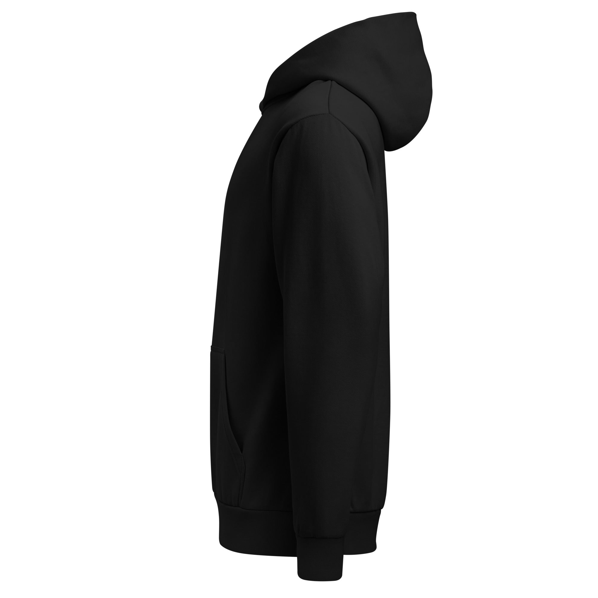 The Derrick Luxe Urban Hoodie (Black) left view