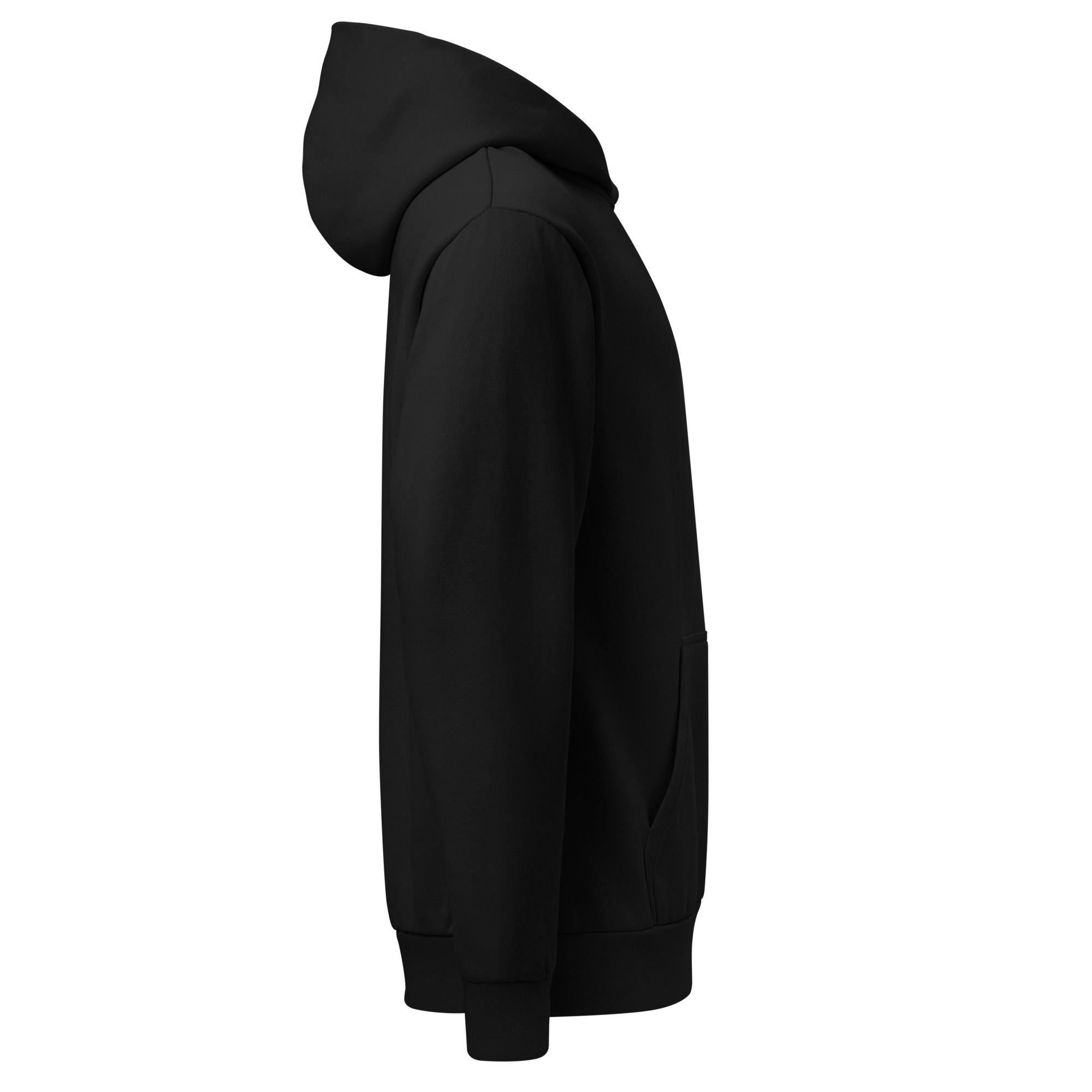 The Derrick Luxe Urban Hoodie (Black) right view