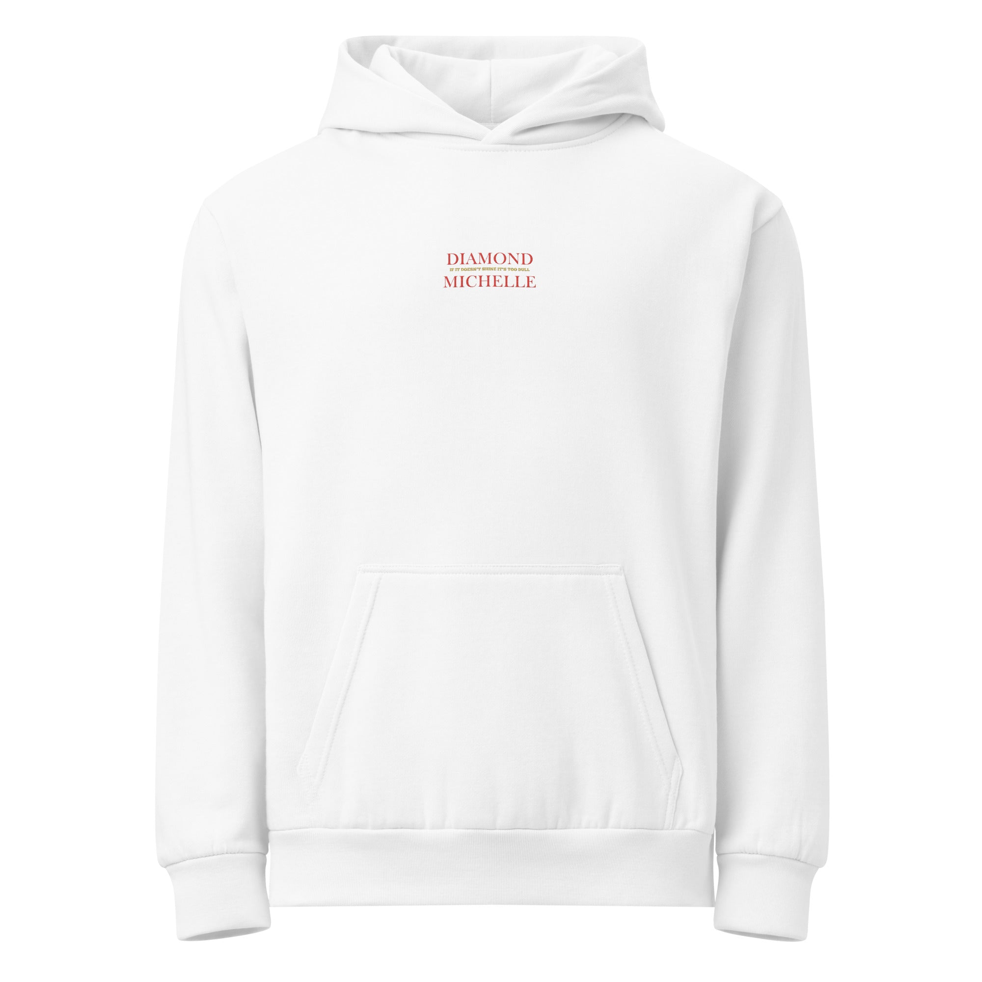 The Derrick Luxe Urban Hoodie (White) front view